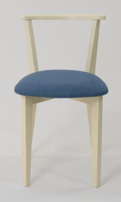 Стул ZiP-mebel Стул Франк слоновая кость синий арт. R101709S03