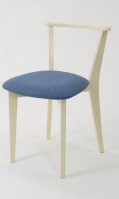 Стул ZiP-mebel Стул Франк слоновая кость синий арт. R101709S03