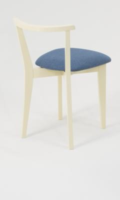 Стул ZiP-mebel Стул Франк слоновая кость синий арт. R101709S03
