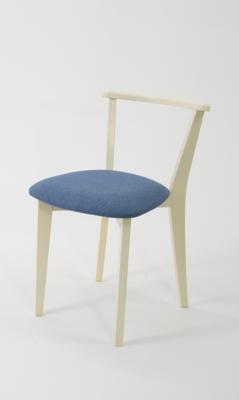 Стул ZiP-mebel Стул Франк слоновая кость синий арт. R101709S03
