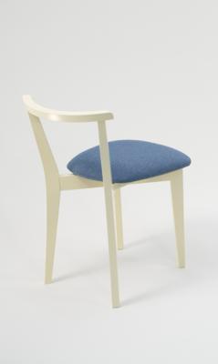 Стул ZiP-mebel Стул Франк слоновая кость синий арт. R101709S03