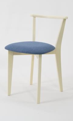 Стул ZiP-mebel Стул Франк слоновая кость синий арт. R101709S03