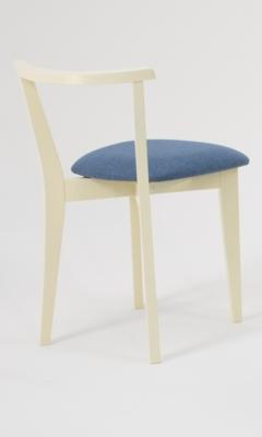 Стул ZiP-mebel Стул Франк слоновая кость синий арт. R101709S03