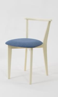 Стул ZiP-mebel Стул Франк слоновая кость синий арт. R101709S03