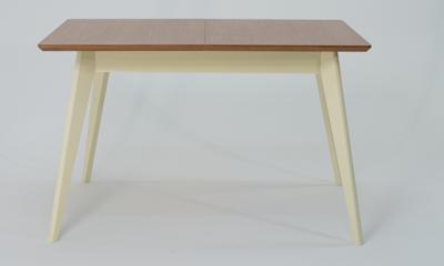 Стол ZiP-mebel Стол Сканди 120 слоновая кость/натур со стульями Франк натур арт. F514104SUNX4R100701N00