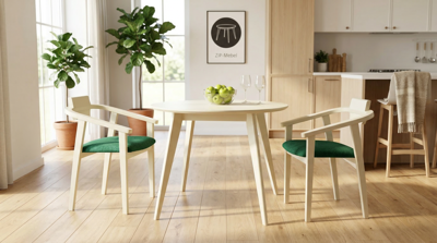 Стол ZiP-mebel Стол Сканди К 100, Слоновая кость арт. F004100S00