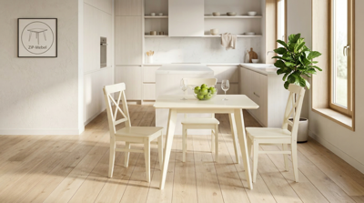 Стол ZiP-mebel Стол Сканди М 100, Слоновая кость арт. F404109S00