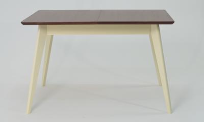 Стол ZiP-mebel Стол Сканди 120, Орех/Слоновая кость арт. F514103SUW