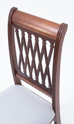 Стул ZiP-mebel Стул Рич, Орех/Серый арт. R001400W01