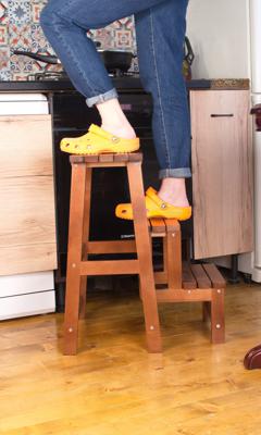 Стул-лестница ZiP-mebel Табурет-стремянка Марк, Орех арт. A111641W00