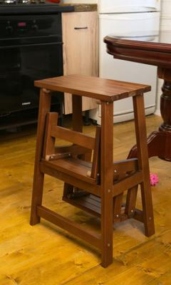 Стул-лестница ZiP-mebel Табурет-стремянка Марк, Орех арт. A111641W00