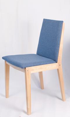 Стул ZiP-mebel Стул Твит, Натуральное дерево/Синий арт. R102603N03