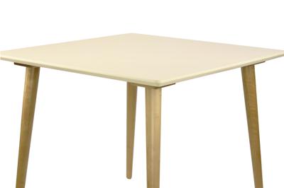 Стол ZiP-mebel Стол Монте М 90, Натуральное дерево/Слоновая кость арт. F404150NUS