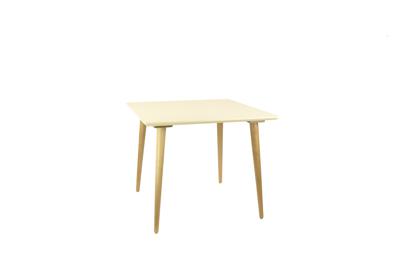 Стол ZiP-mebel Стол Монте М 90, Натуральное дерево/Слоновая кость арт. F404150NUS