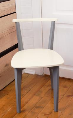 Стул ZiP-mebel Стул Франк ЖК, Серый/Слоновая кость арт. R100714GUS