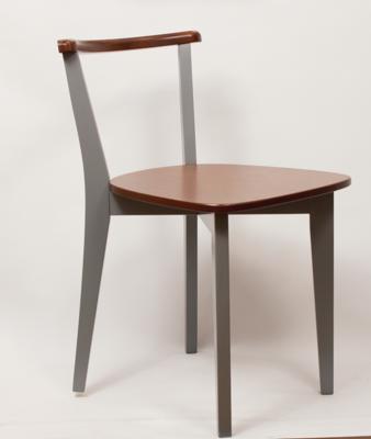 Стул ZiP-mebel Стул Франк Ж, Орех/Серый арт. R100713GUW