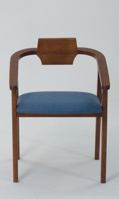 Стул ZiP-mebel Стул-кресло Челси ПМ орех синий арт. Z011847W03