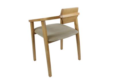 Стул ZiP-mebel Стул-кресло Челси ПМ, Натуральное дерево/Бежевый арт. Z011844N02