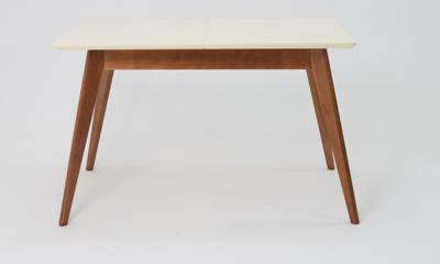 Стол ZiP-mebel Стол Сканди 120, Орех/ Слоновая кость арт. F514101WUS