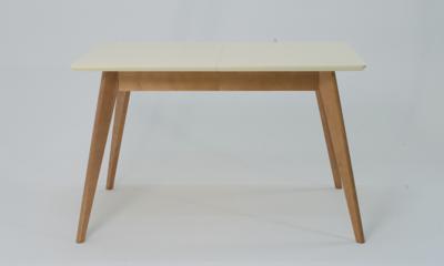 Стол ZiP-mebel Стол Сканди 120, Натуральное дерево/Слоновая кость арт. F514102NUS