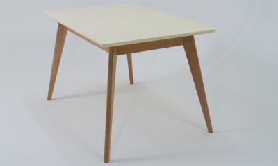 Стол ZiP-mebel Стол Сканди 120, Натуральное дерево/Слоновая кость арт. F514102NUS