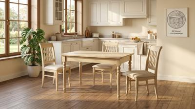 Стол ZiP-mebel Стол Вивальди 120, Слоновая кость арт. F514080S00