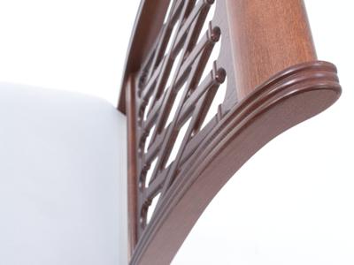 Стул ZiP-mebel Стул Рич, Орех/Ромб Коричневый арт. R001404W14