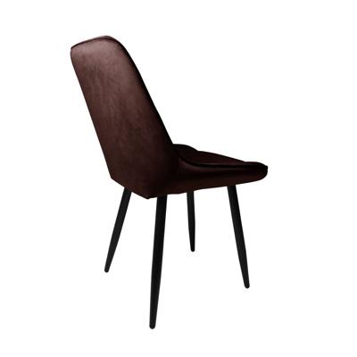 Стул AksHome Стул Nika, коричневый, велюр арт. ZN-126834