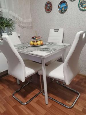 Стул AksHome Стул Ava, белый, экокожа арт. ZN-126483