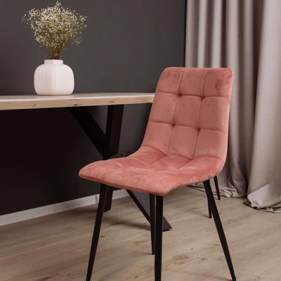 Стул AksHome Стул Dallas, розовый, велюр арт. ZN-126648