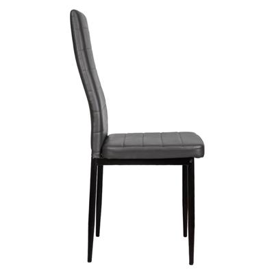 Стул AksHome Стул Romeo, серый, экокожа арт. ZN-202541