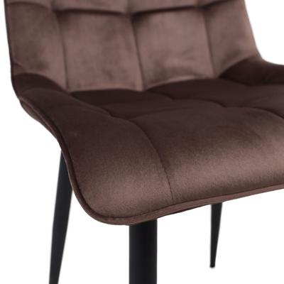 Стул AksHome Стул Fred, коричневый, велюр арт. ZN-126704