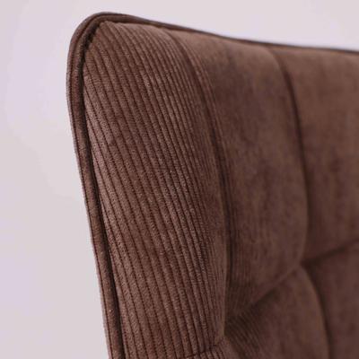 Стул AksHome Стул FRED NEW, коричневый вельвет/черный арт. ZN-183236