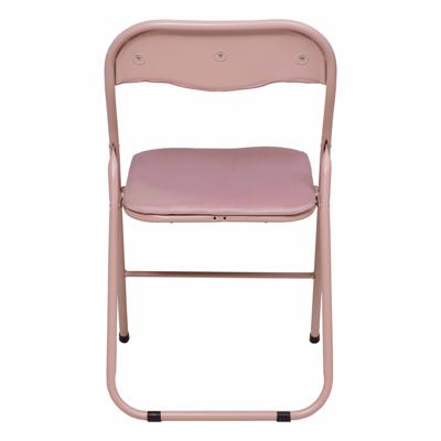 Стул AksHome Стул складной JAKE, ECONOM, велюр, нежно-розовый арт. ZN-368728