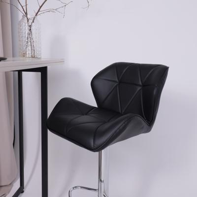 Стул барный AksHome Стул барный Berlin, черный, экокожа арт. ZN-126494