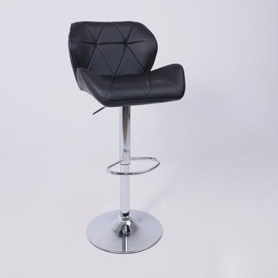 Стул барный AksHome Стул барный Berlin, черный, экокожа арт. ZN-126494