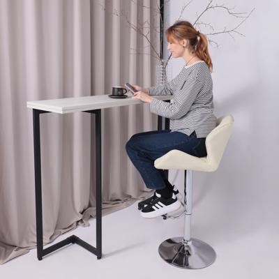 Стул барный AksHome Стул барный Berlin, кремовый, экокожа арт. ZN-126496