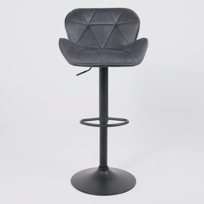 Стул барный AksHome Стул барный Berlin, темно-серый, велюр арт. ZN-126501