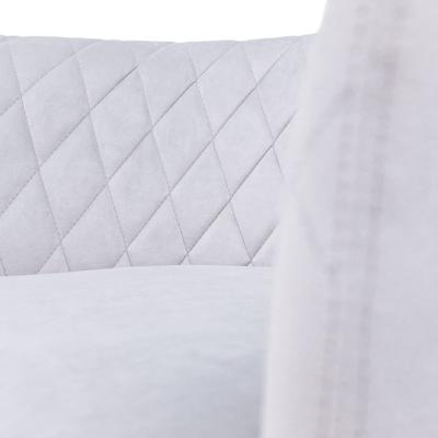 Стул барный AksHome Стул барный Saba, светло-серый, велюр арт. ZN-126596