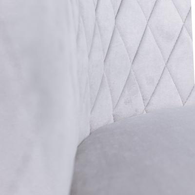 Стул барный AksHome Стул барный Saba, светло-серый, велюр арт. ZN-126596