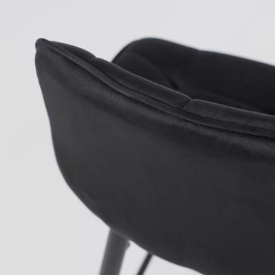 Стул полубарный AksHome Стул полубарный Linx, черный, велюр арт. ZN-126781