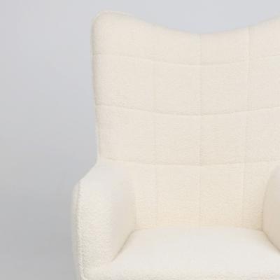 Кресло AksHome Кресло Kenzo, белый, мех арт. ZN-144305