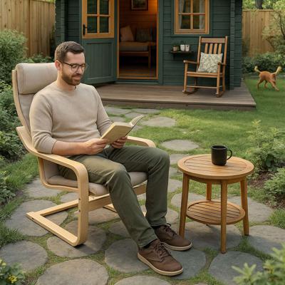 Кресло AksHome Кресло для отдыха RELAX, ткань, бежевый арт. ZN-273772