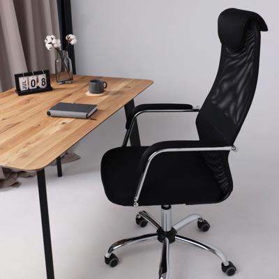 Кресло компьютерное AksHome Кресло поворотное Germes, чёрный, ткань арт. ZN-125960