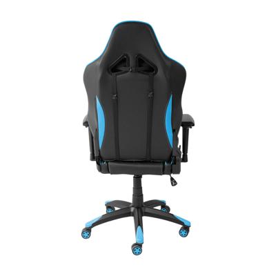 Кресло компьютерное AksHome Кресло поворотное Raptor, синий + черный, экокожа арт. ZN-173095