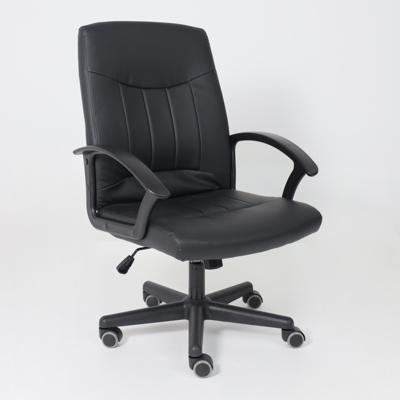 Кресло компьютерное AksHome Кресло поворотное Polo, чёрный, экокожа арт. ZN-126047