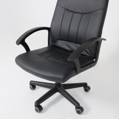 Кресло компьютерное AksHome Кресло поворотное Polo, чёрный, экокожа арт. ZN-126047