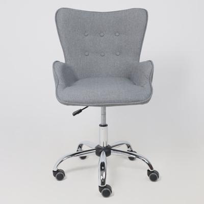 Кресло компьютерное AksHome Кресло поворотное Bella, серый, ткань арт. ZN-125875