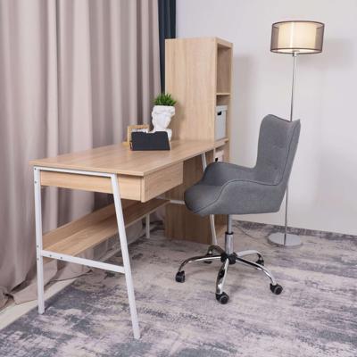 Кресло компьютерное AksHome Кресло поворотное Bella, серый, ткань арт. ZN-125875