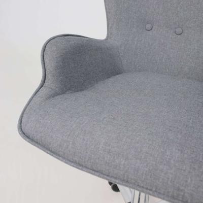 Кресло компьютерное AksHome Кресло поворотное Bella, серый, ткань арт. ZN-125875